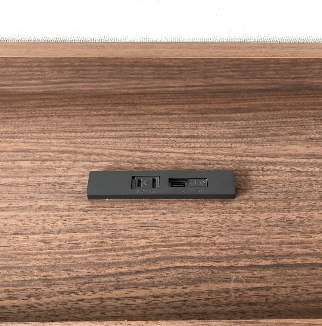 ニトリ 3Way ベッドソファ ソファベッド ミドルブラウン 美品 茶色