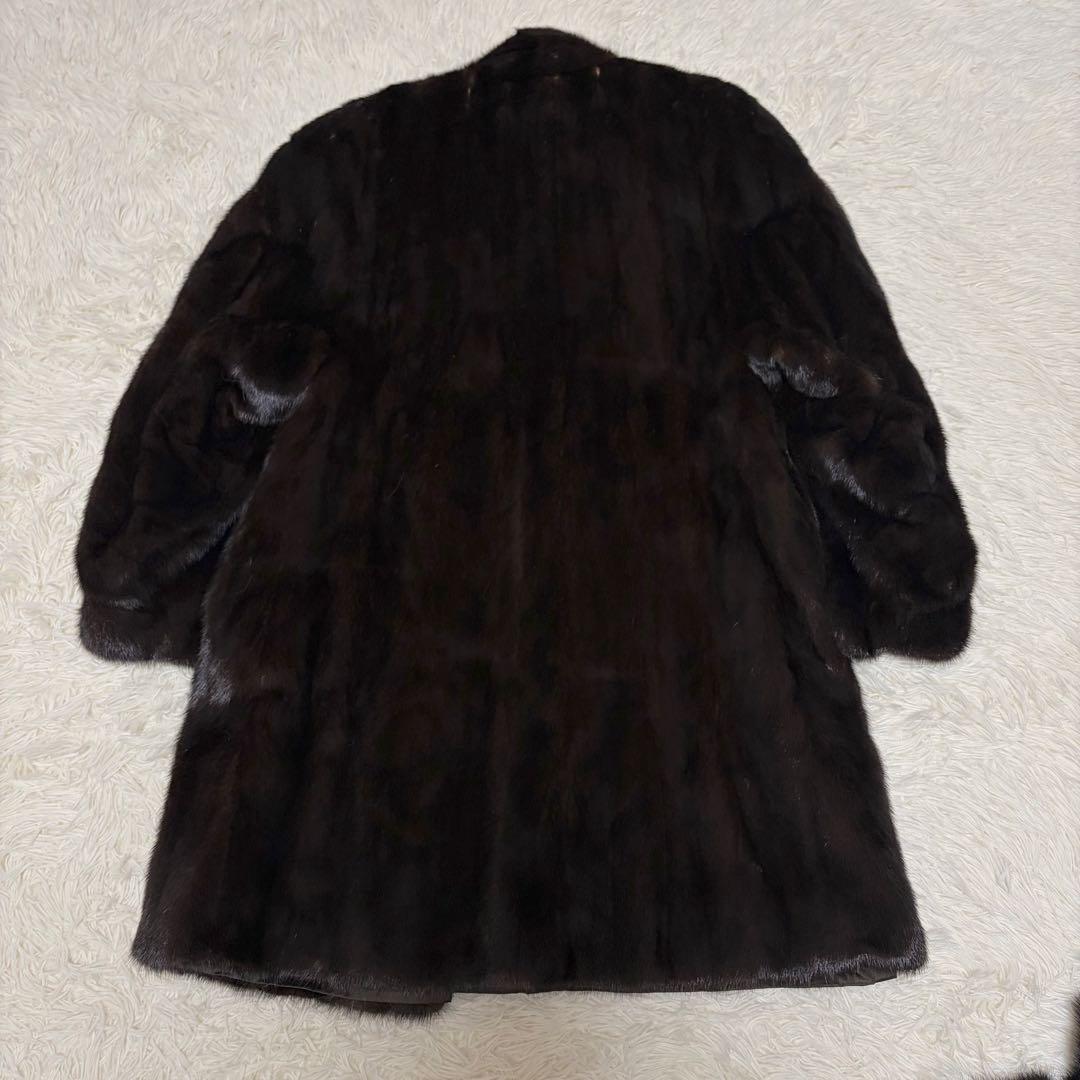 ミンク　リアルファー　コート　11号　茶　まとめ　L サファイア　ムーンバット