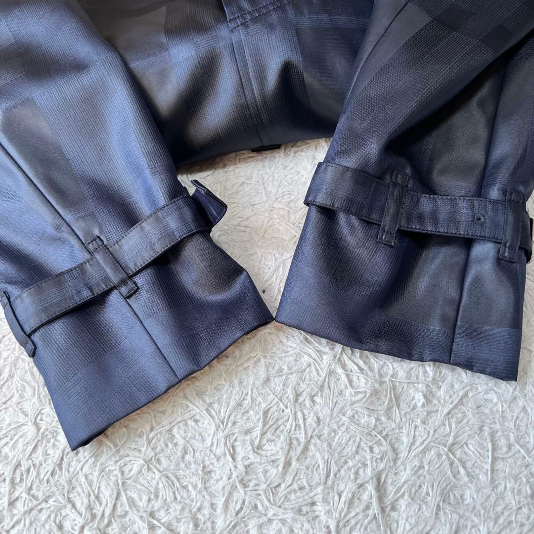 美品 バーバリー ロンドン トレンチコート シャドーチェック 大きいサイズ 44