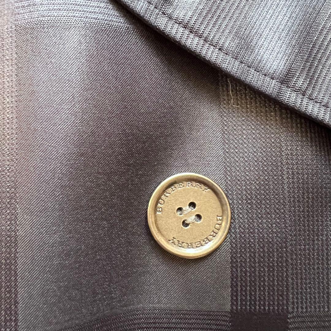 美品 バーバリー ロンドン トレンチコート シャドーチェック 大きいサイズ 44