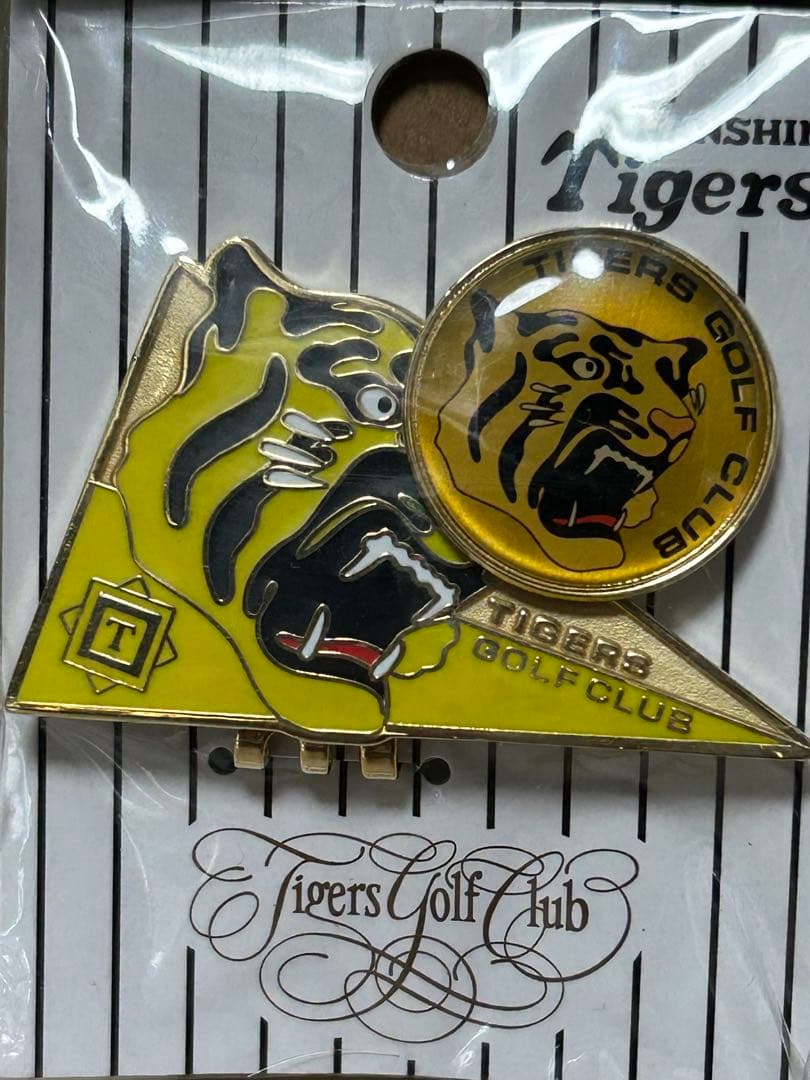 阪神タイガースゴルフクラブ　限定　ゴルフマーカー　マグネット式クリップマーカー