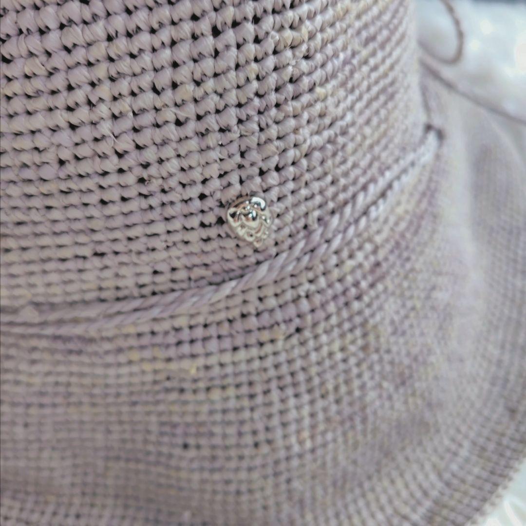 HELEN KAMINSKI バケットハット 100%ラフィア　グレー　帽子