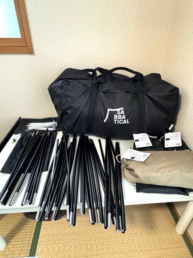 美品 サバティカル ギリアプラス フルセット グランドシート×2 ルーフシート