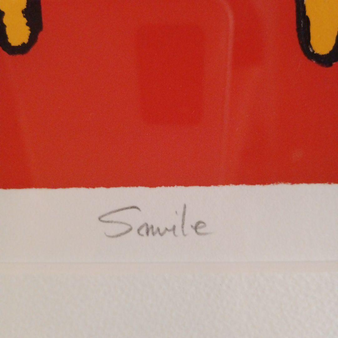 Smile　トランペットを持つ猫の絵