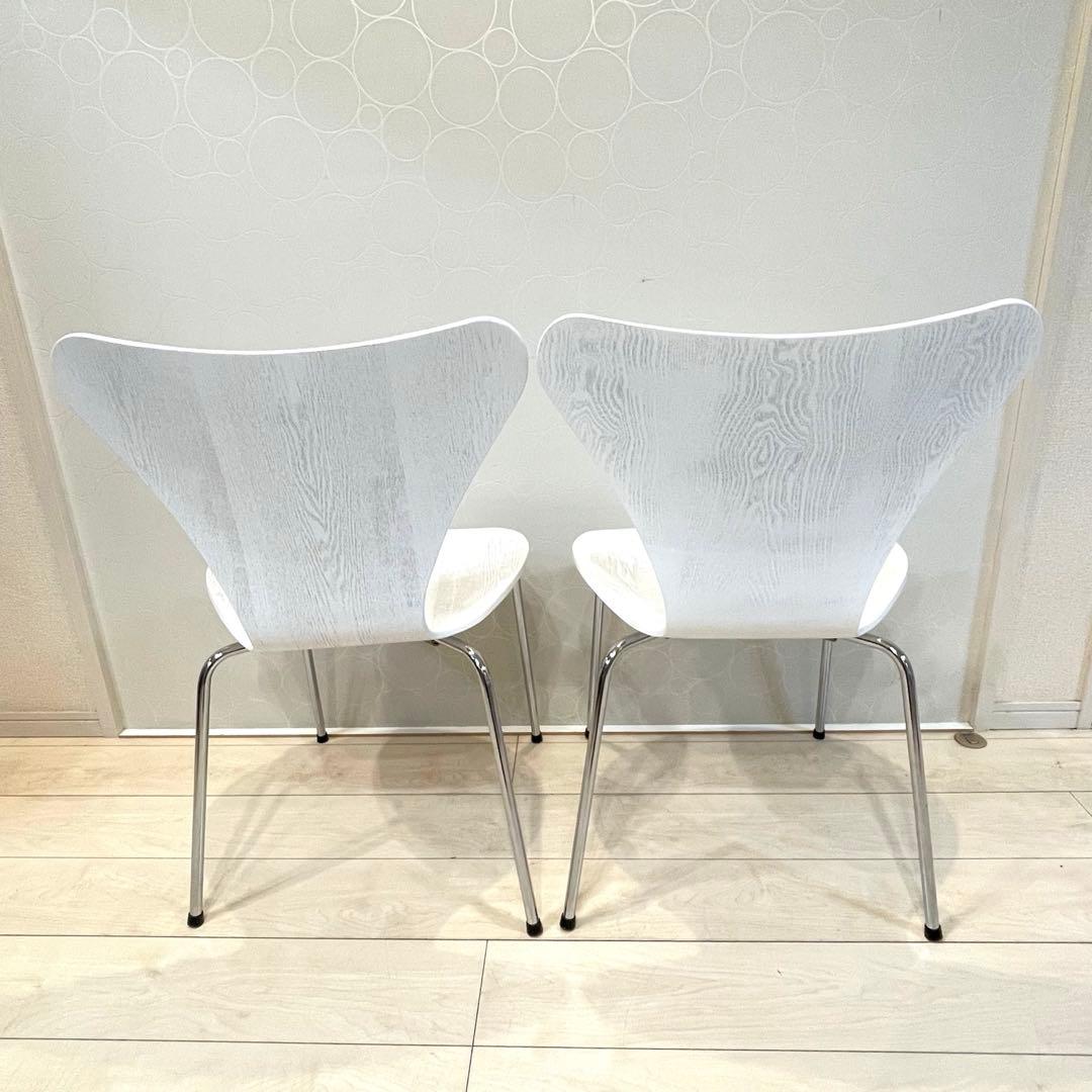 美品 セブンチェア プライウッドチェア スタッキング リプロダクト 2脚セット