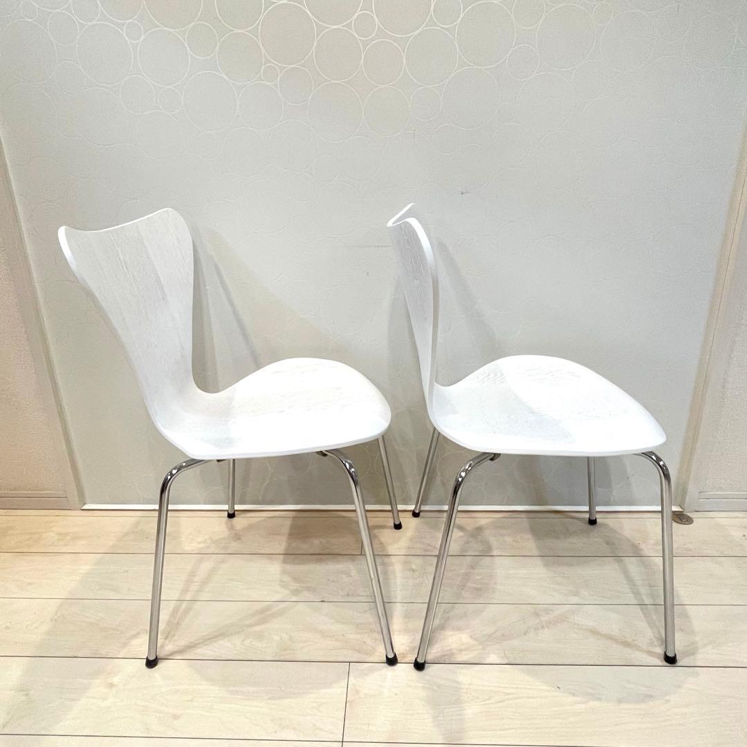 美品 セブンチェア プライウッドチェア スタッキング リプロダクト 2脚セット