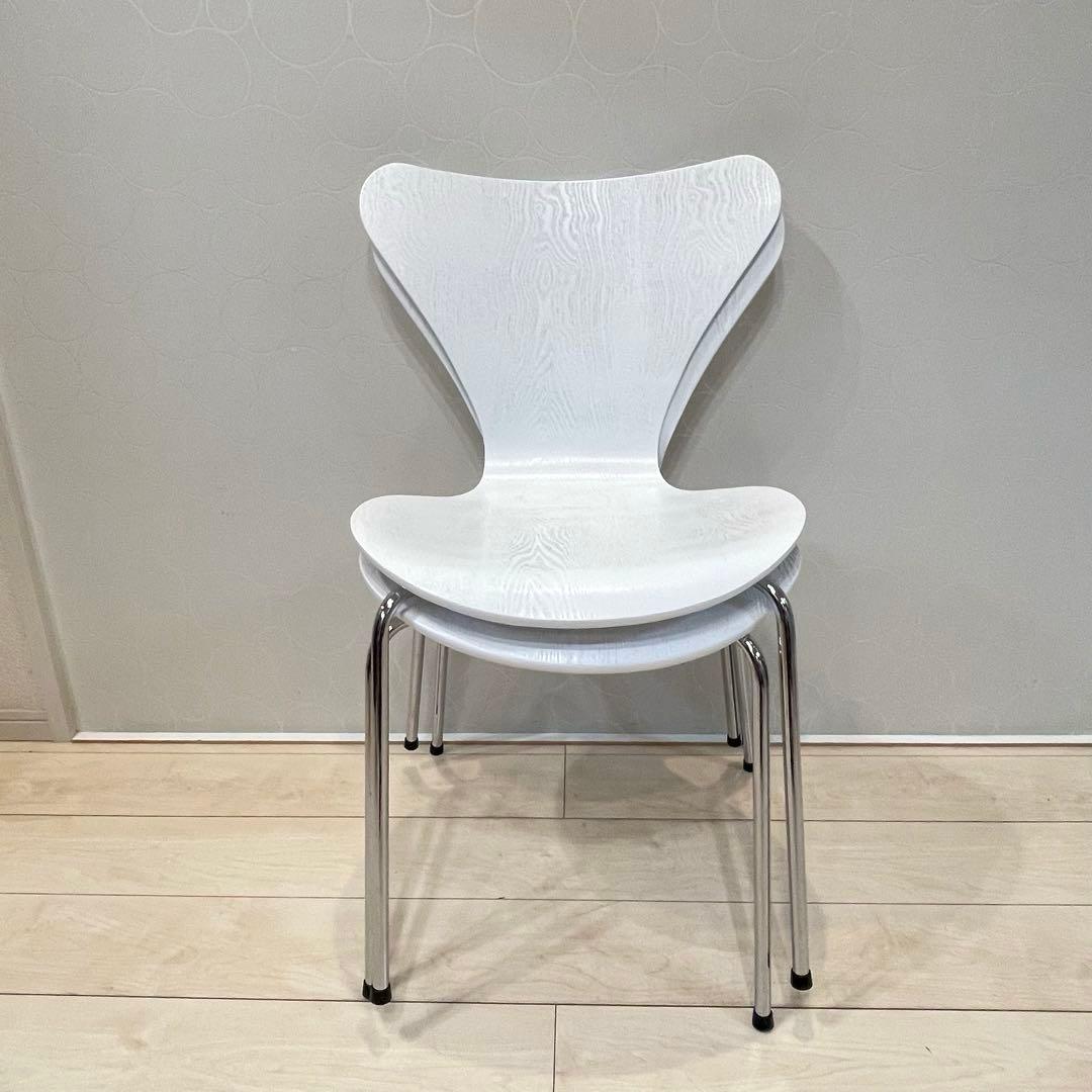 美品 セブンチェア プライウッドチェア スタッキング リプロダクト 2脚セット