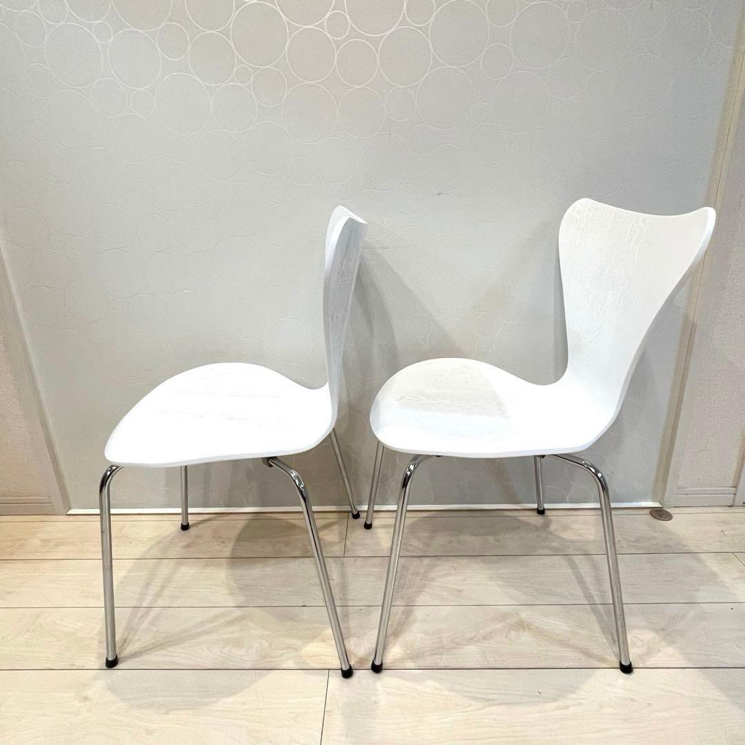 美品 セブンチェア プライウッドチェア スタッキング リプロダクト 2脚セット