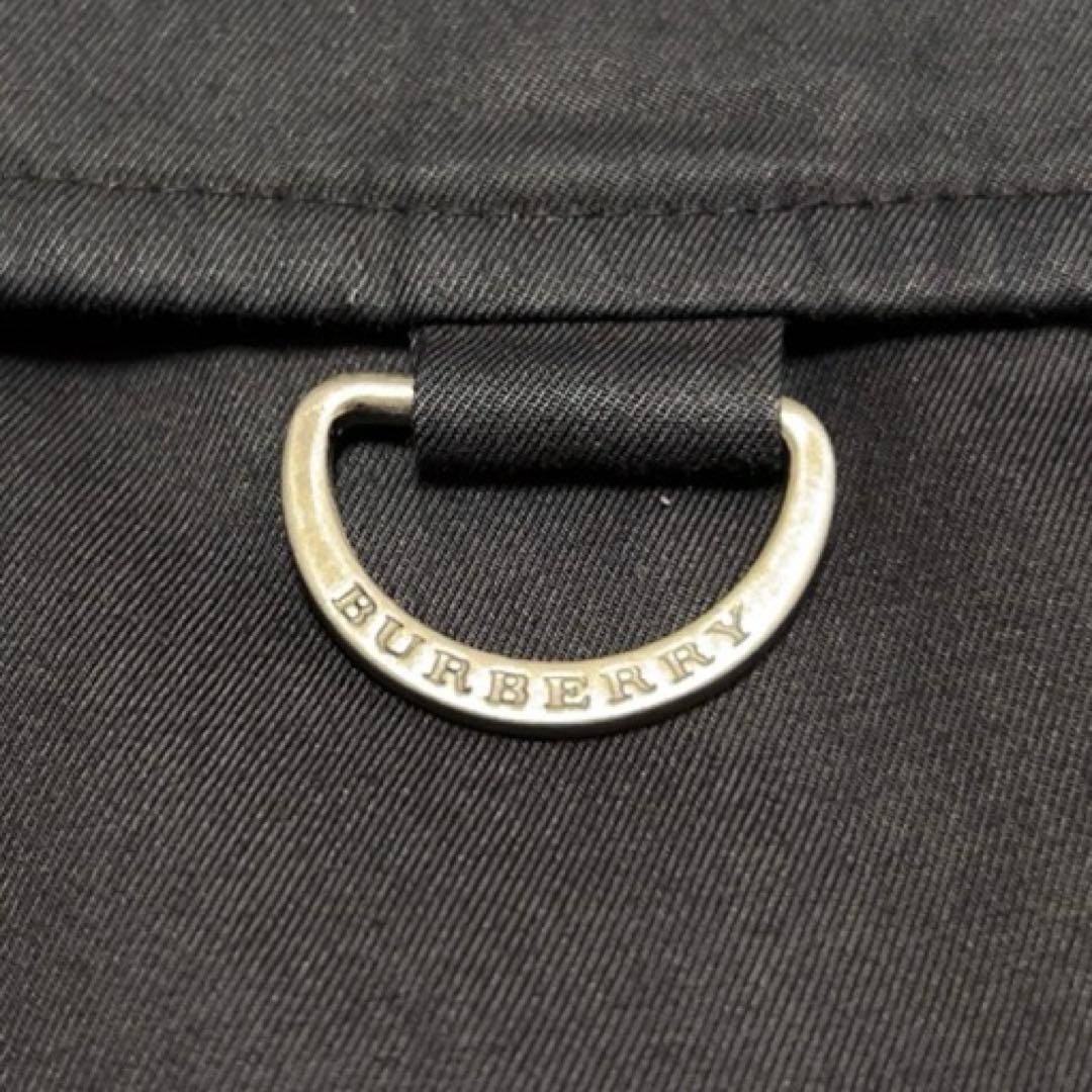 ☆BURBERRY LONDON☆ブラックトレンチコート メガチェック　ベルト付