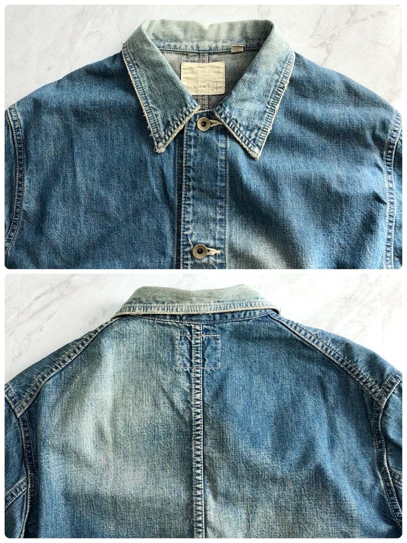 【希少 美品】 fullcount カバーオール 大戦モデル ダメージ 44