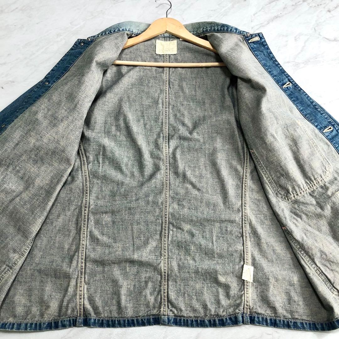 【希少 美品】 fullcount カバーオール 大戦モデル ダメージ 44