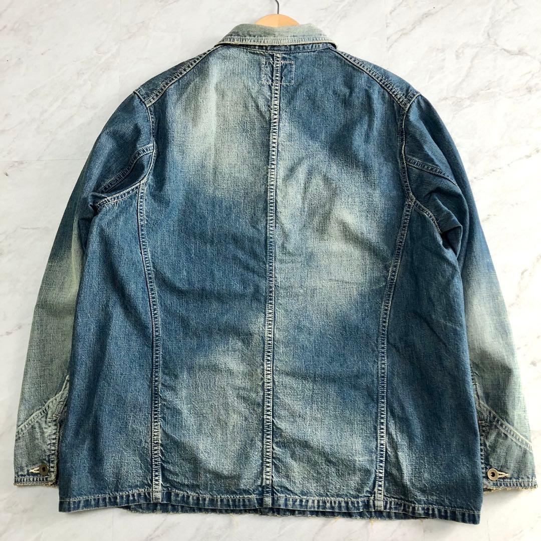 【希少 美品】 fullcount カバーオール 大戦モデル ダメージ 44