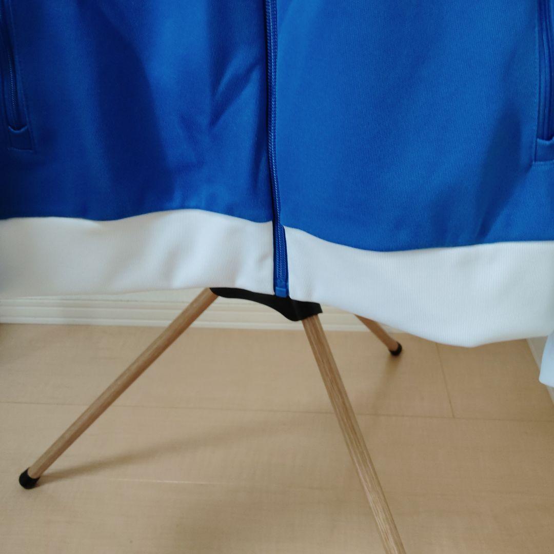 adidasベッケンバウアートラックジャケット青/白　Ｍ ほぼ新品