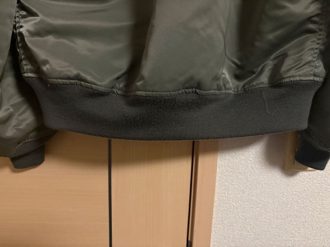 ジャケット・アウター LENO MA-1 JACKET SAGE GREENSIZE0