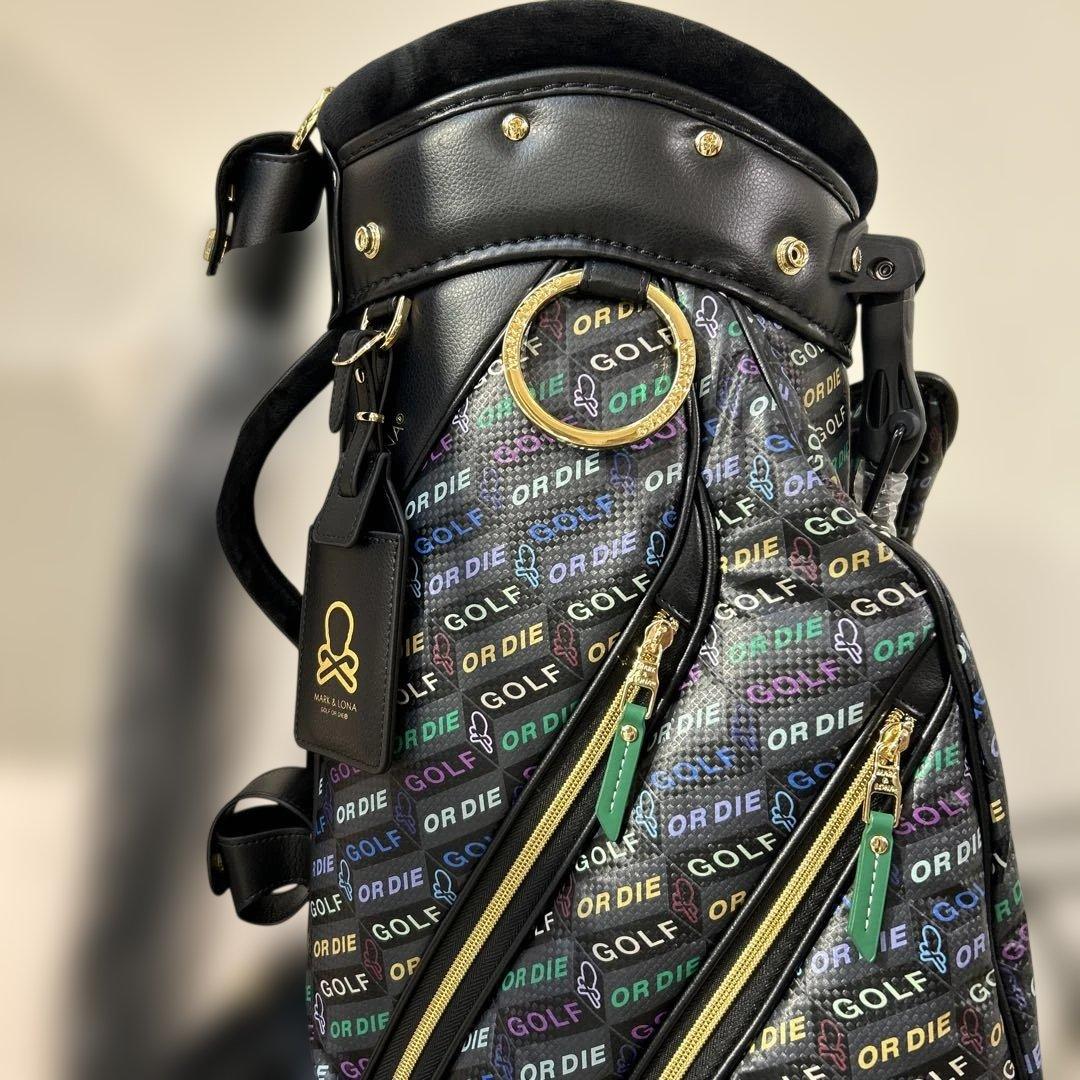 新品❤️マークアンドロナ❤️GOLF OR DIE キャディバッグ