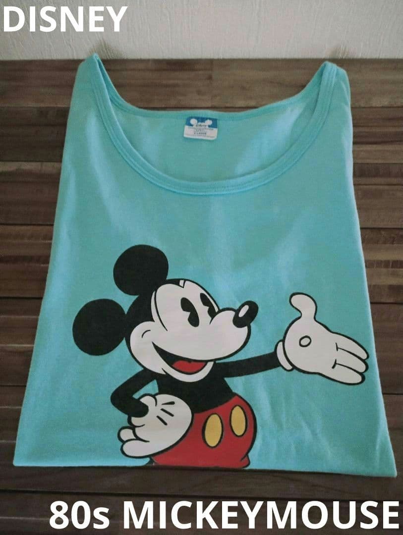 【80s】MICKEYMOUSEミッキーマウス ヴィンテージタンクトップUSA製