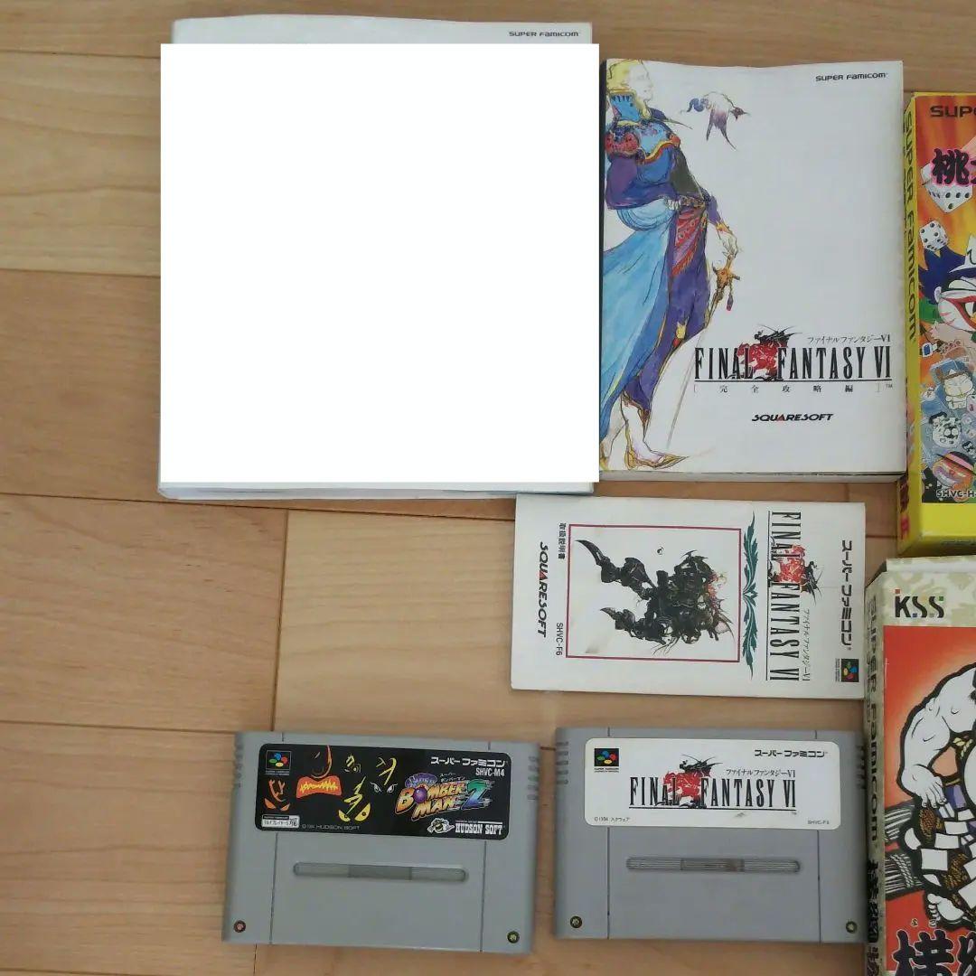 スーパーファミコン ソフト6本 攻略本セット