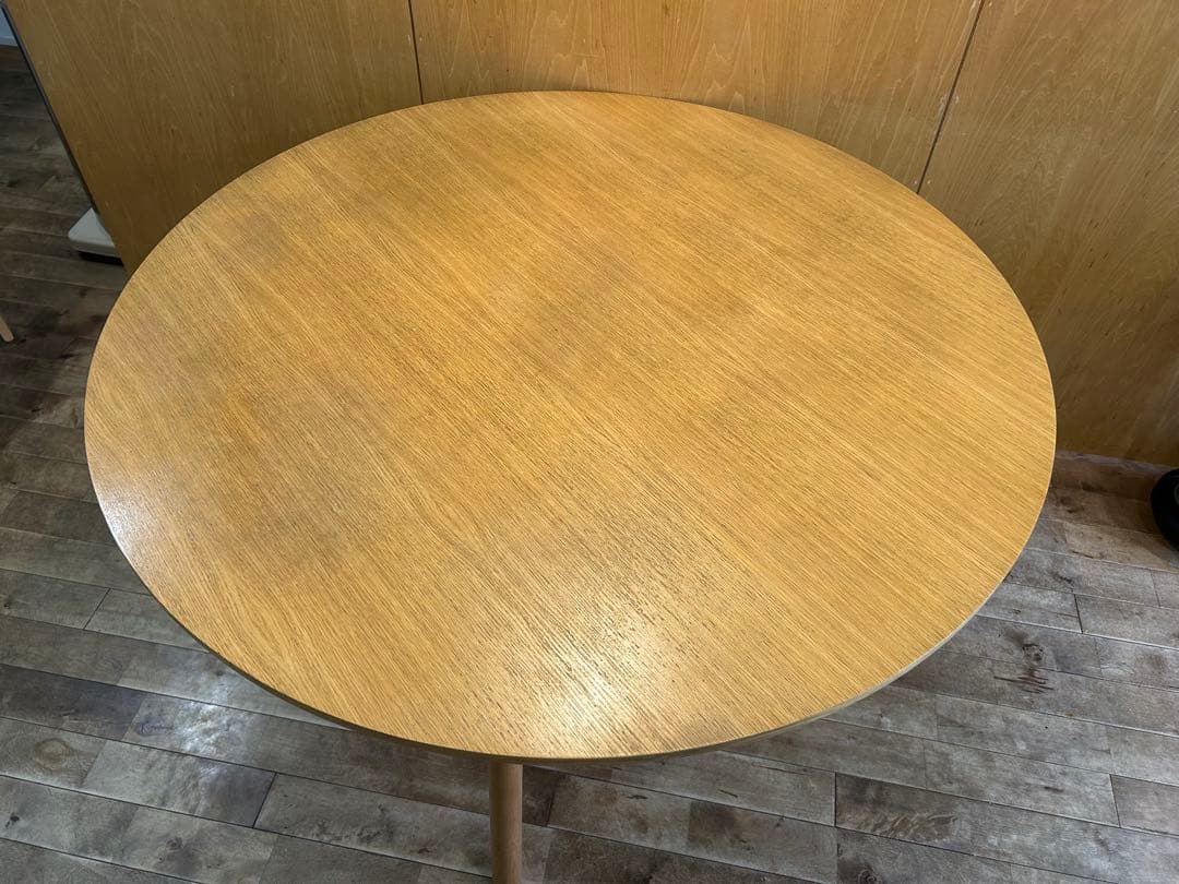 YU様限定[期間限定2/19］無印良品 天然木オーク材ダイニングテーブル・丸