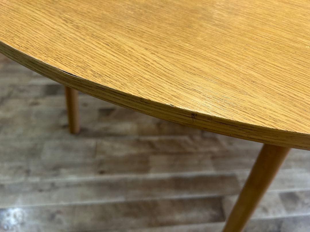 YU様限定[期間限定2/19］無印良品 天然木オーク材ダイニングテーブル・丸