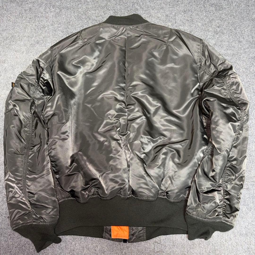 【美品✨】ALPHA INDUSTRIE ma-1 カーキ L