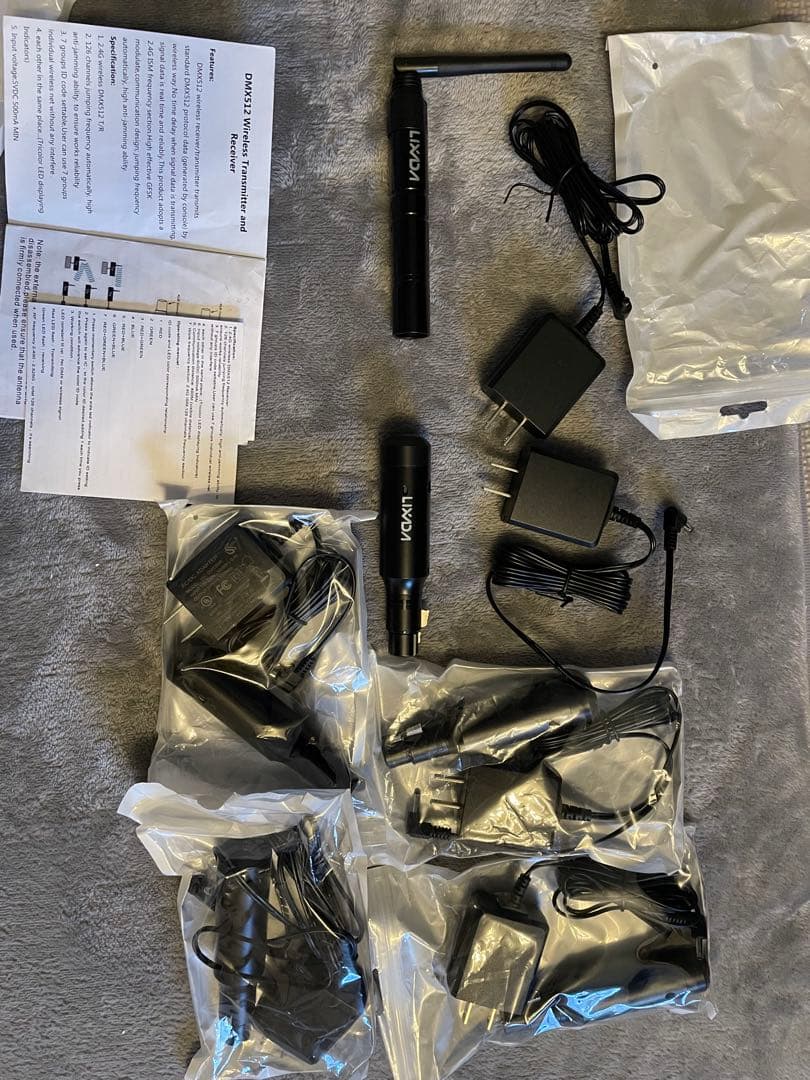 daconovo DMX5122.4Gトランスミッターレシーバーセット