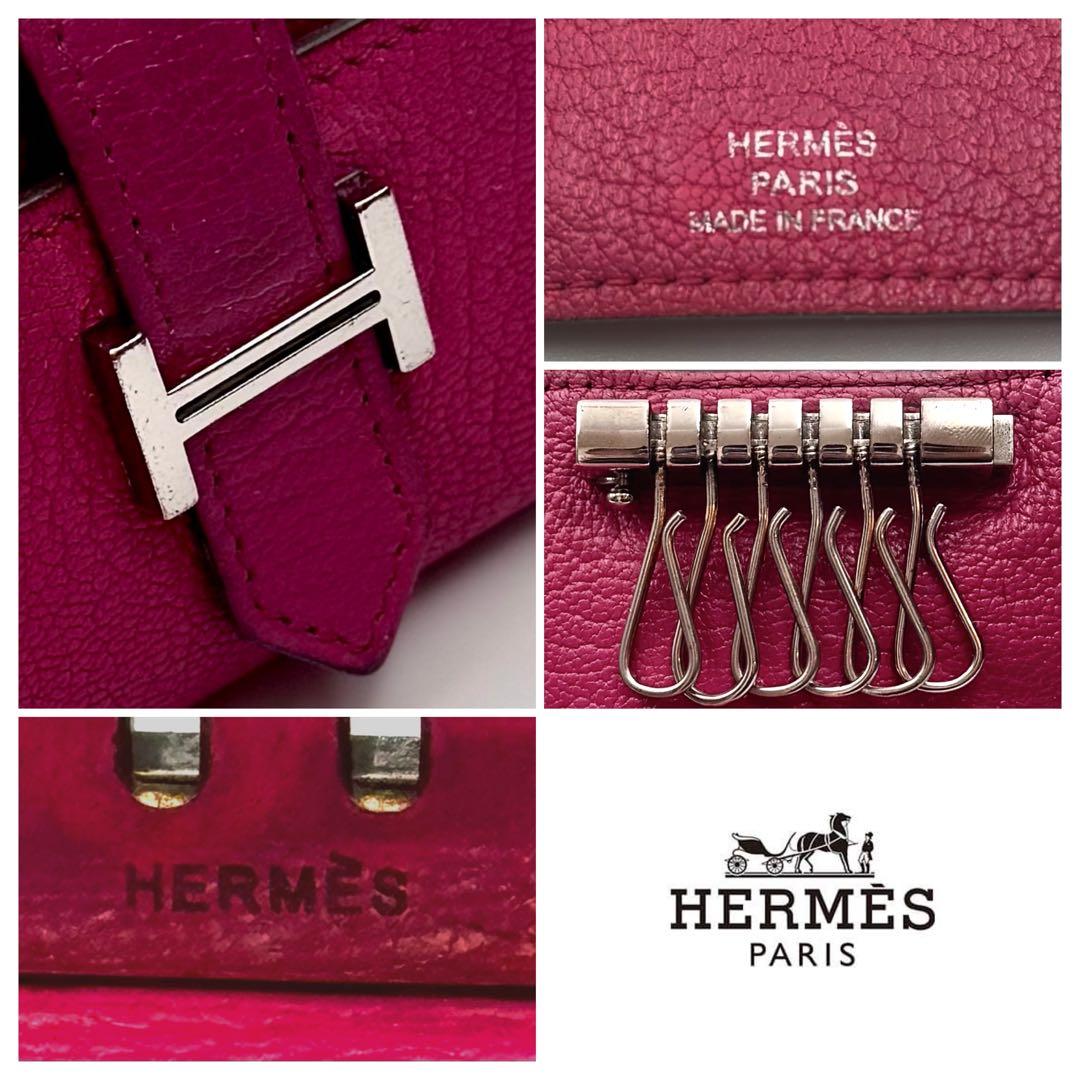 限界価格‼️エルメス HERMES ベアン 6連キーケース 国内正規品