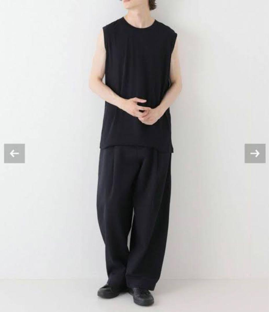 COMOLI コモリ V01-05015 ウール天竺 ノースリーブ 3