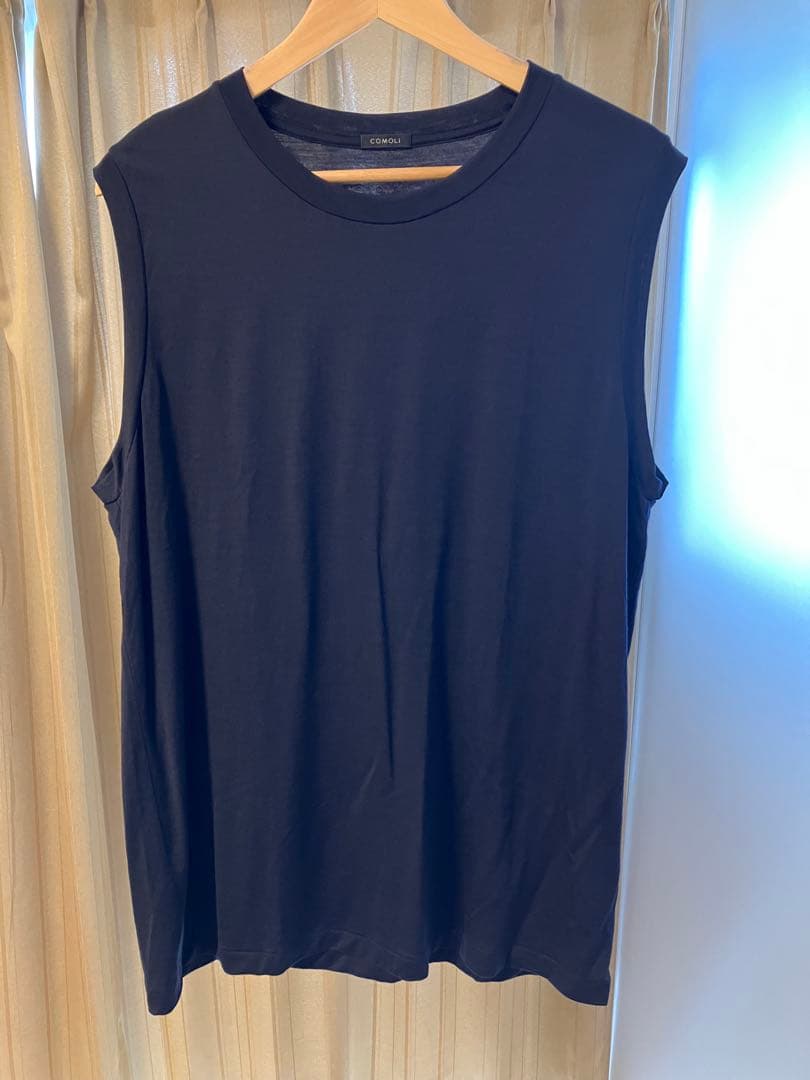 COMOLI コモリ V01-05015 ウール天竺 ノースリーブ 3