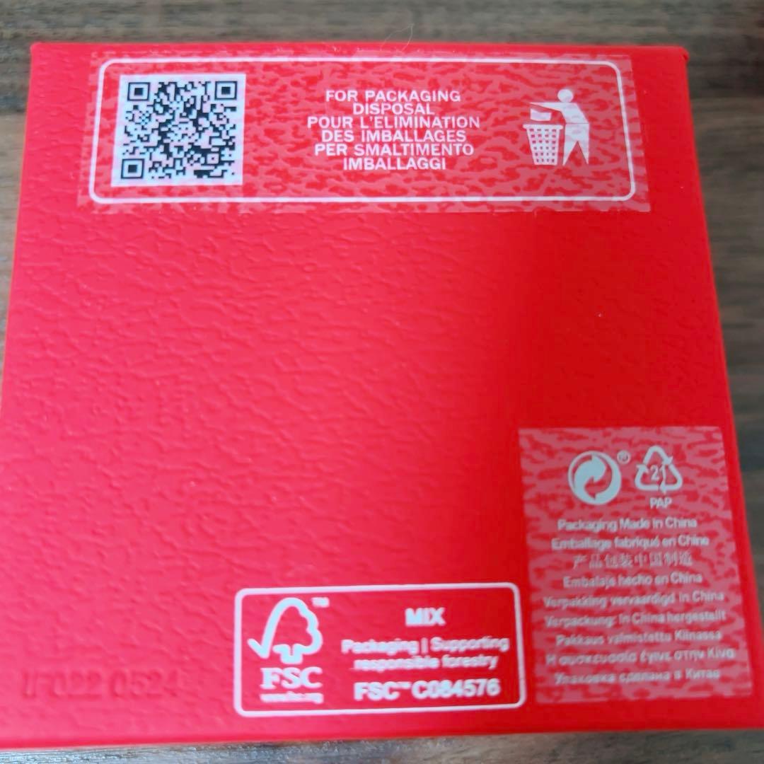 DIESEL シルバー ピアス(片耳用) 赤いポーチ付き