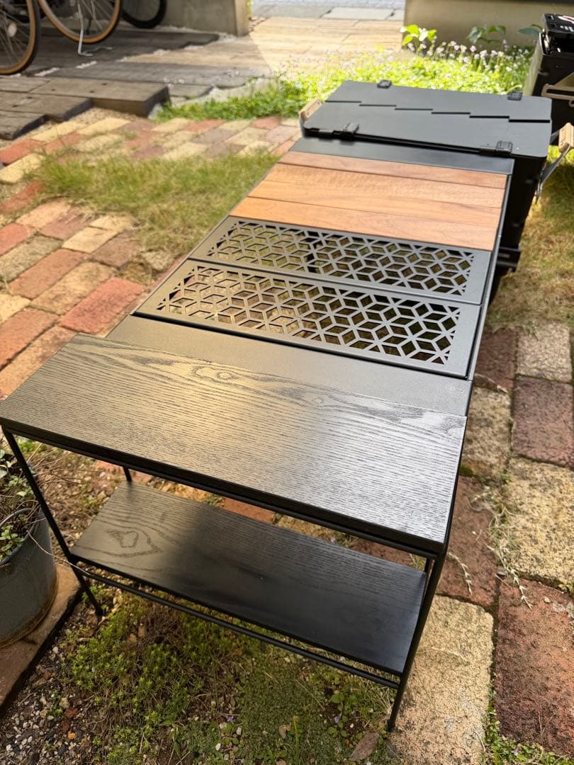 ＜Bridge-top＞&スタンド シェルコン25 天板37camp レッグ付き