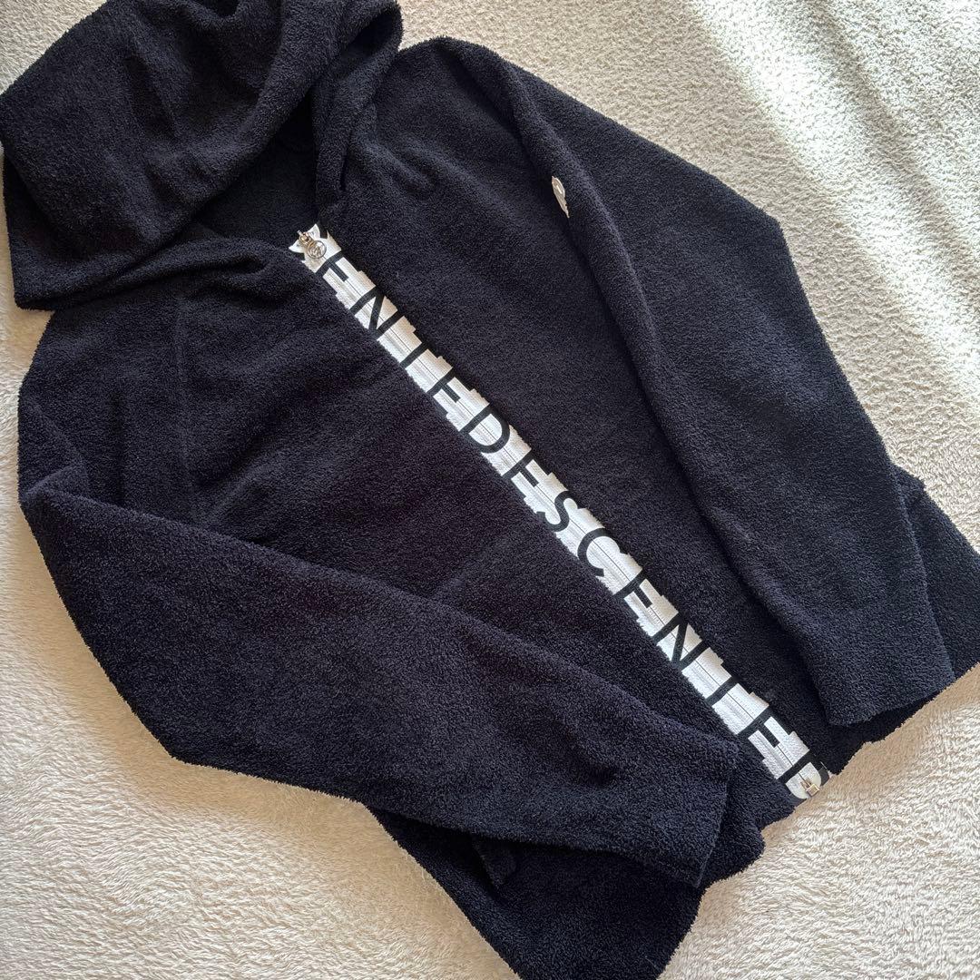 デサント　モールニット　パーカー　ブラック　L 1回のみ着画美品