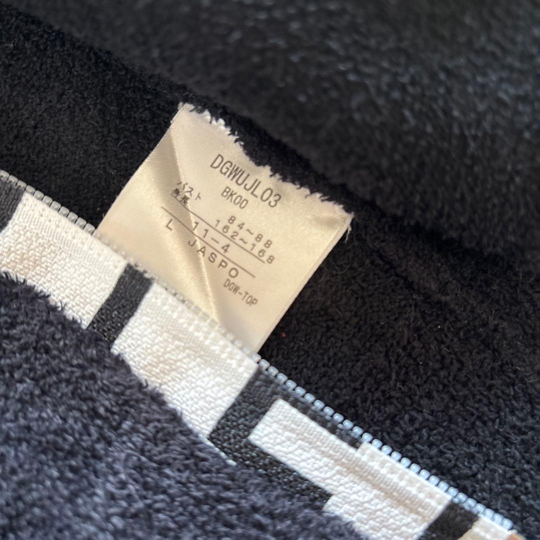 デサント　モールニット　パーカー　ブラック　L 1回のみ着画美品