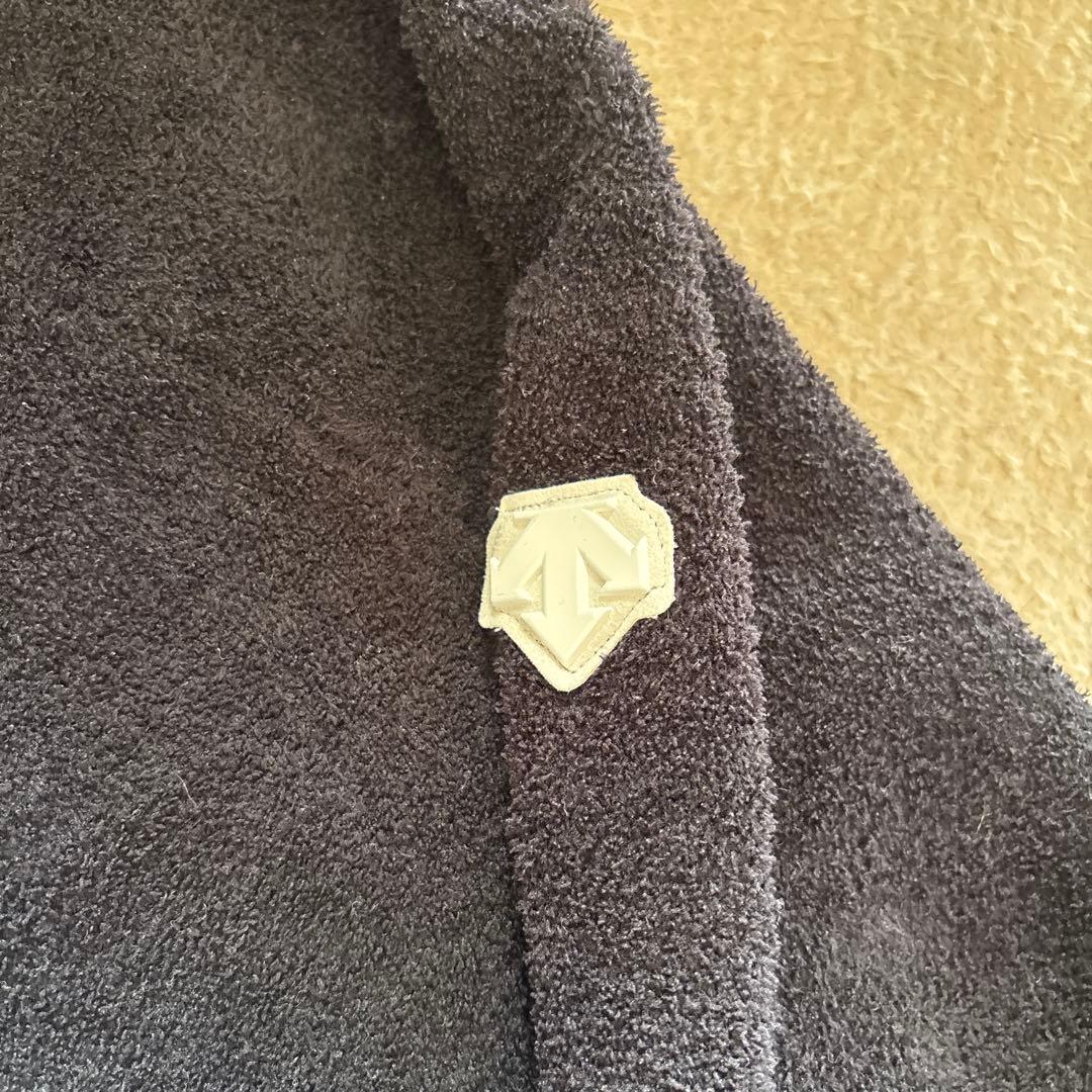 デサント　モールニット　パーカー　ブラック　L 1回のみ着画美品