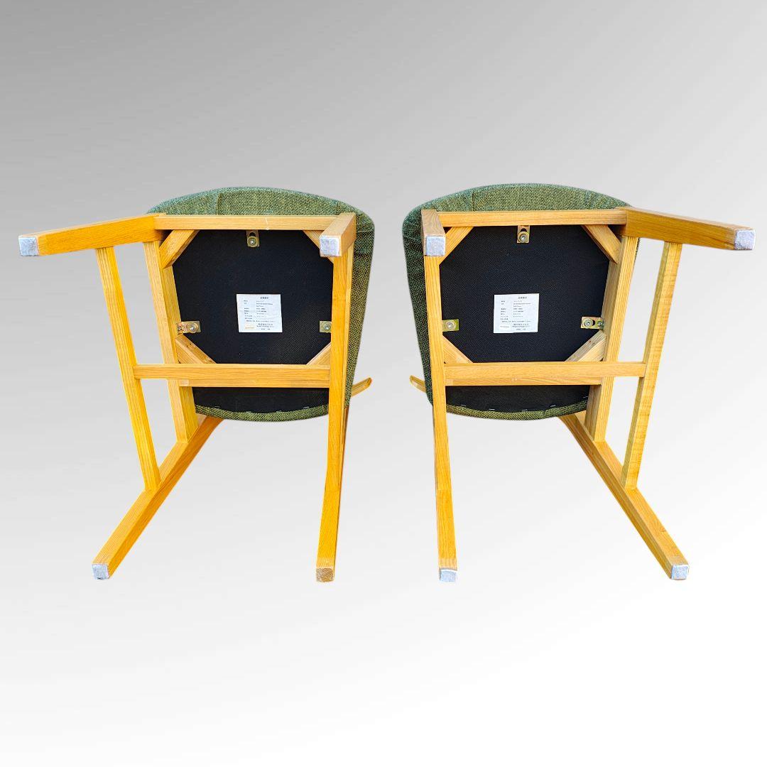 フランフラン Francfranc 北欧風 天然木 コムンチェア 2脚セット