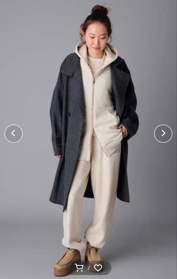 最終お値下げ！美品カレンソロジーメルトンスタンドカラーコート