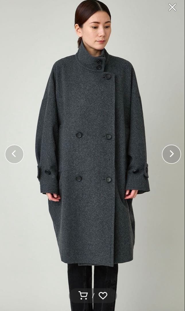 最終お値下げ！美品カレンソロジーメルトンスタンドカラーコート