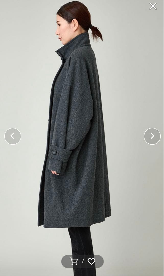 最終お値下げ！美品カレンソロジーメルトンスタンドカラーコート