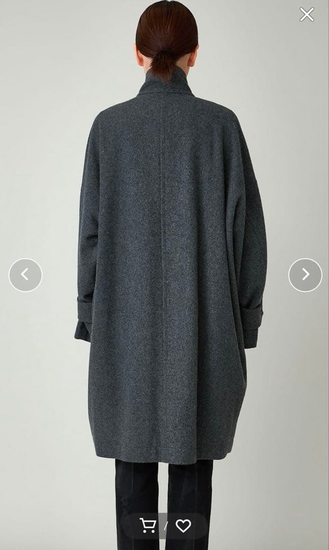 最終お値下げ！美品カレンソロジーメルトンスタンドカラーコート