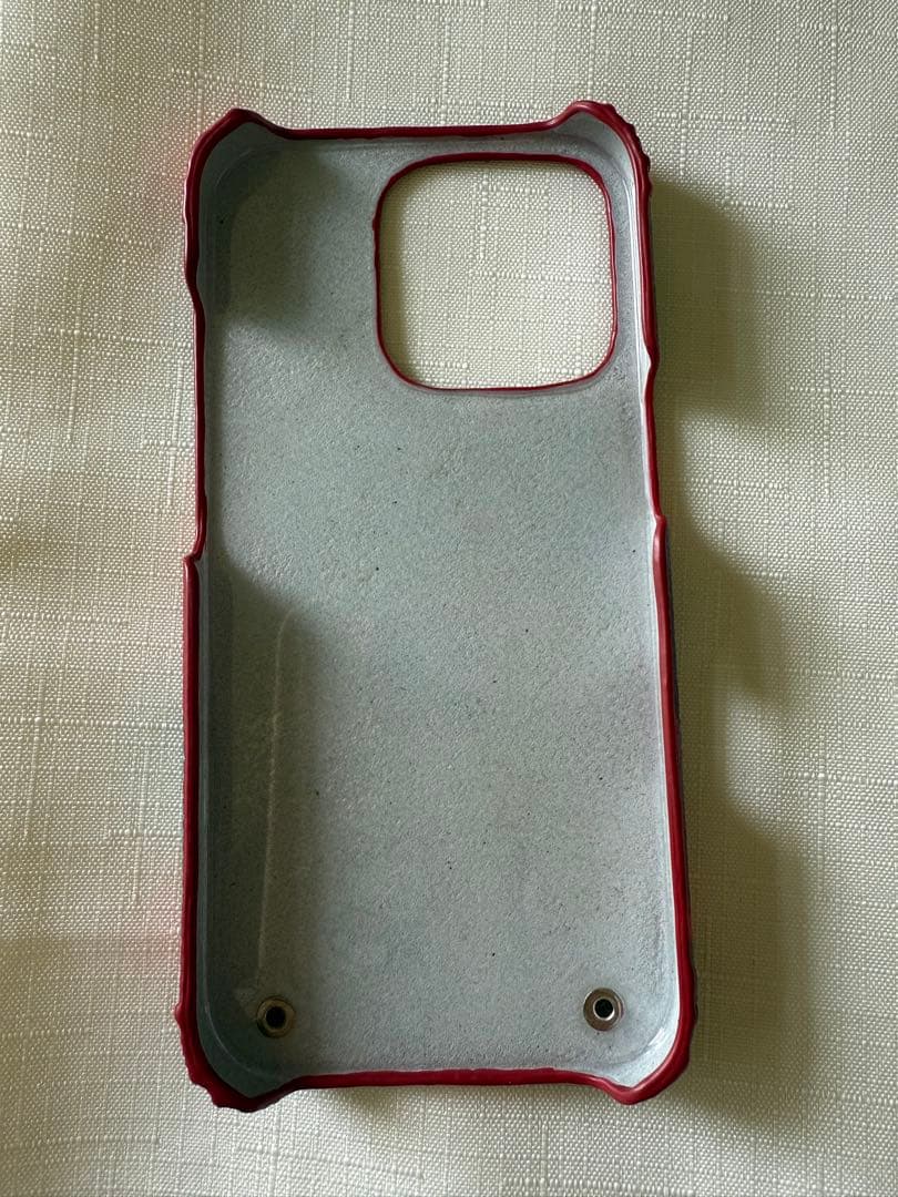 【新品】ファミリア♡スマホケースショルダーストラップ付きiPhone16pro