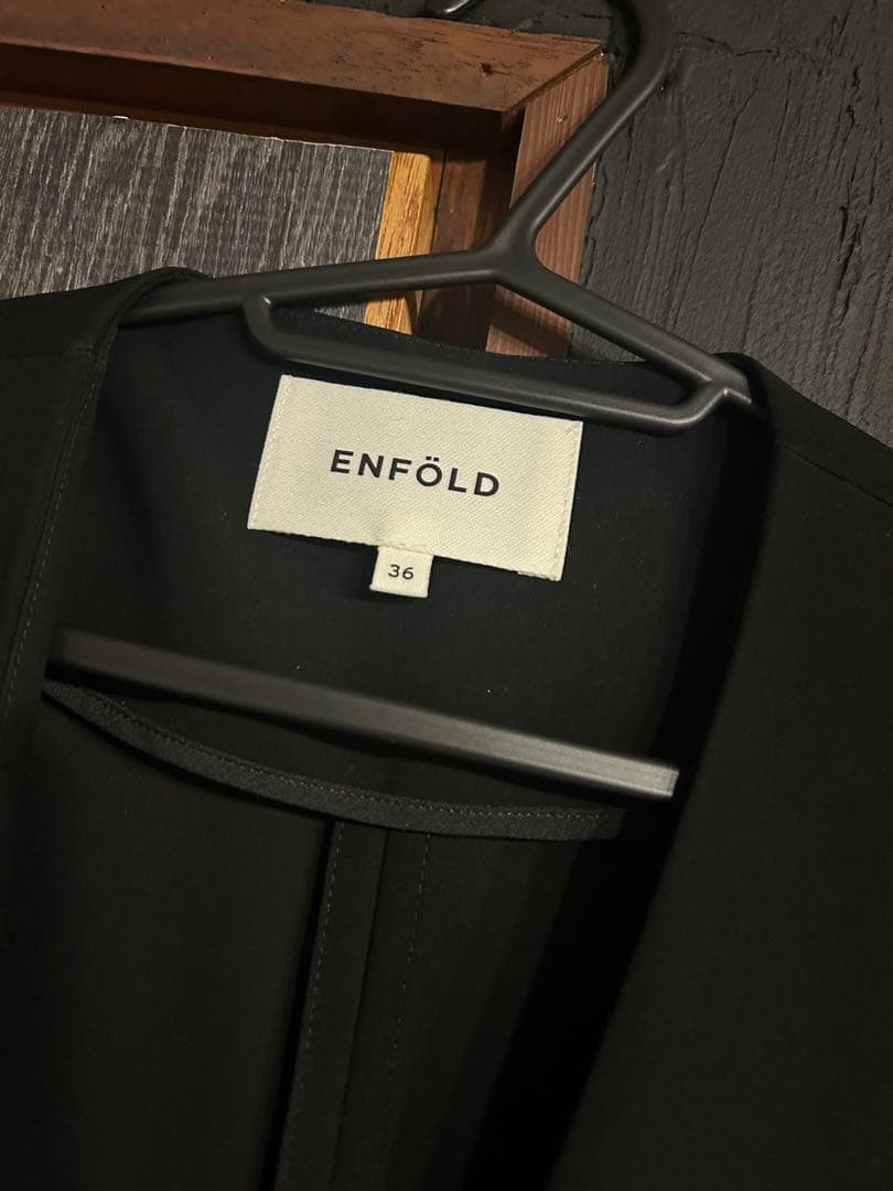 ★pocoyo★ENFORD エンフォルド　ノーカラージャケット