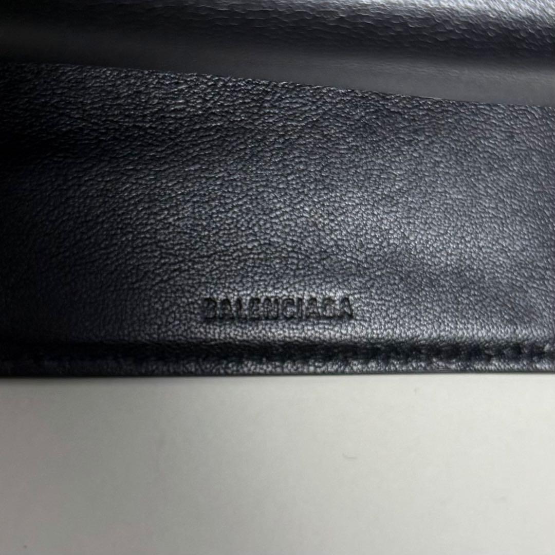 BALENCIAGA 黒 三つ折り財布
