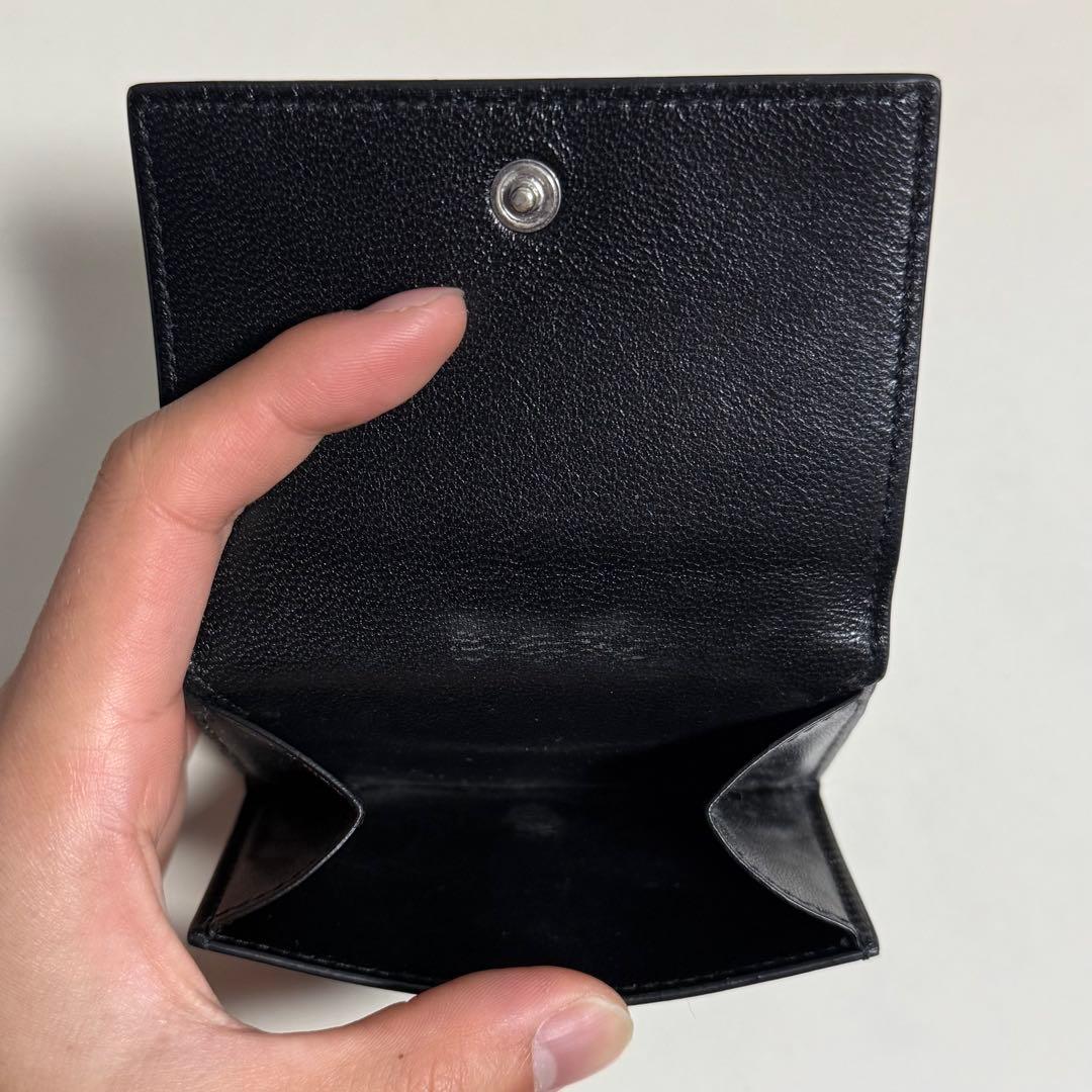 BALENCIAGA 黒 三つ折り財布
