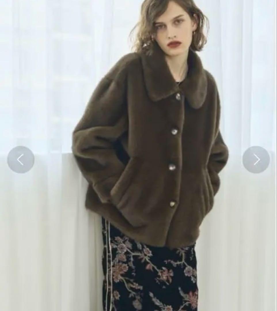 iuui♡Muel Chic リップミンクコート ブラウン