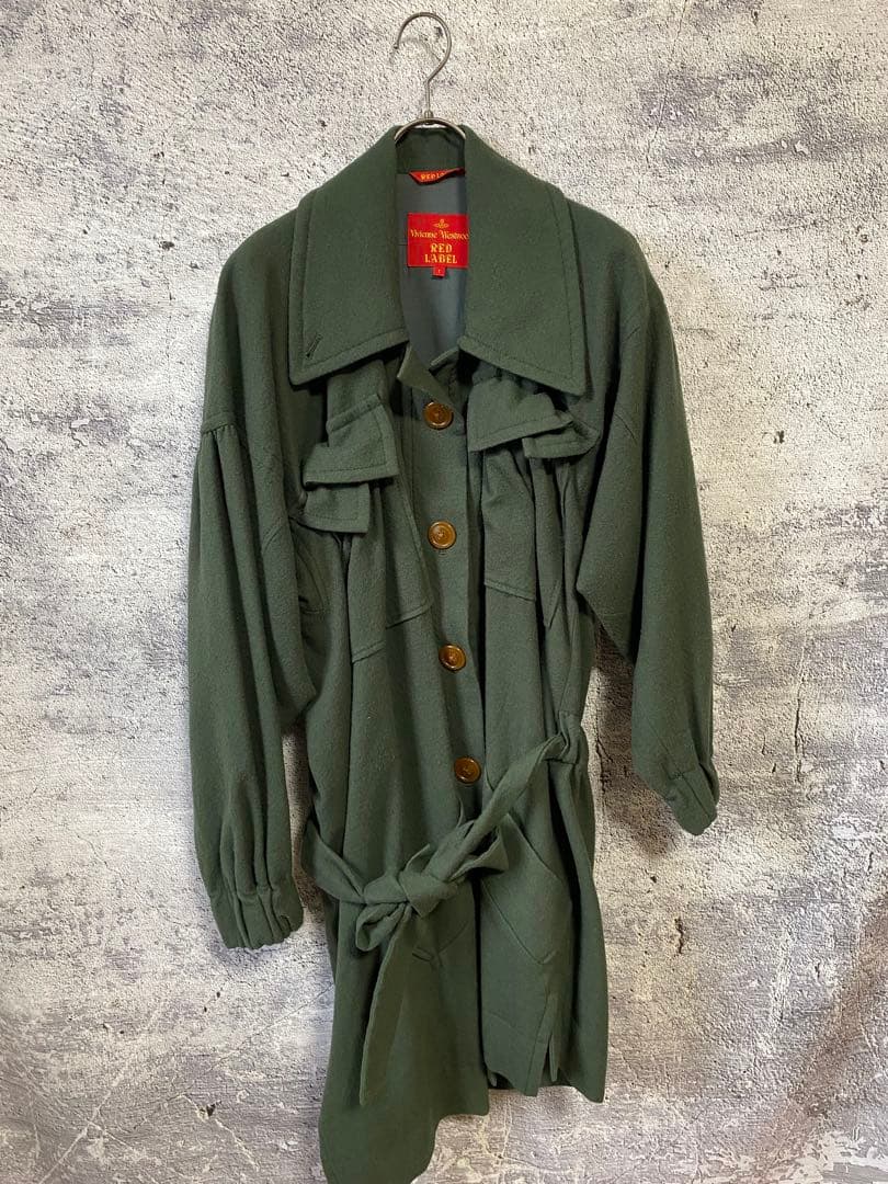 ヴィヴィアンウエストウッドレッドレーベル　変形ロングコート