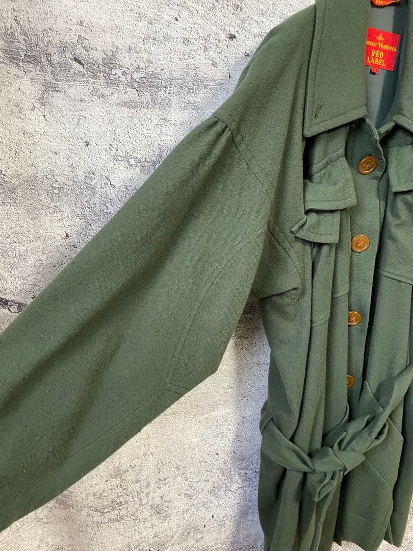 ヴィヴィアンウエストウッドレッドレーベル　変形ロングコート