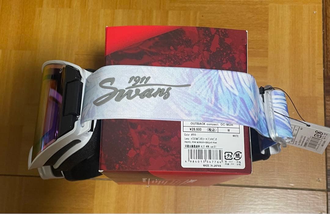 新品SWANS OUTBACKコンパクト換気するゴーグル ホワイト34%オフ