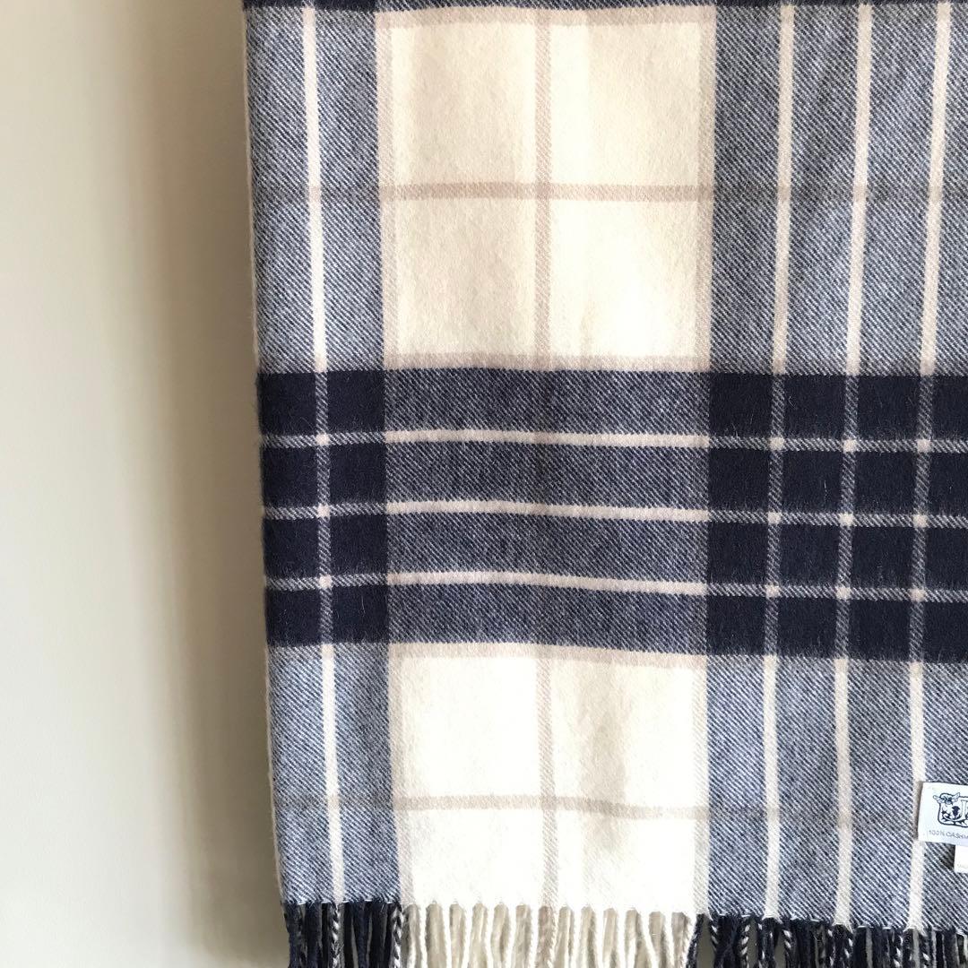 Johnstons カシミヤ100% 大判ストール Knockmore