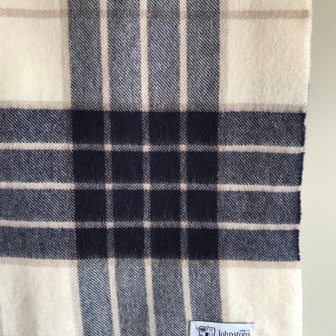 Johnstons カシミヤ100% 大判ストール Knockmore