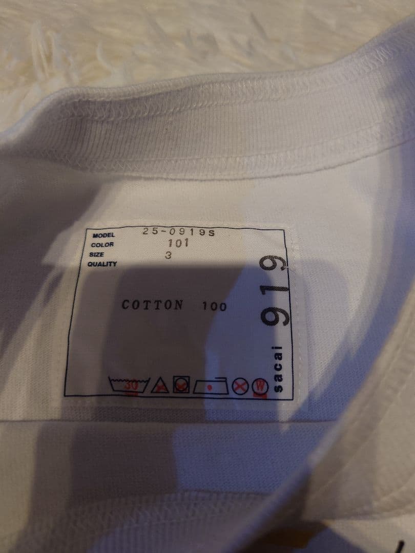【未使用】サカイ ジェームスディーン Tシャツサイズ3 L sacai 25ss