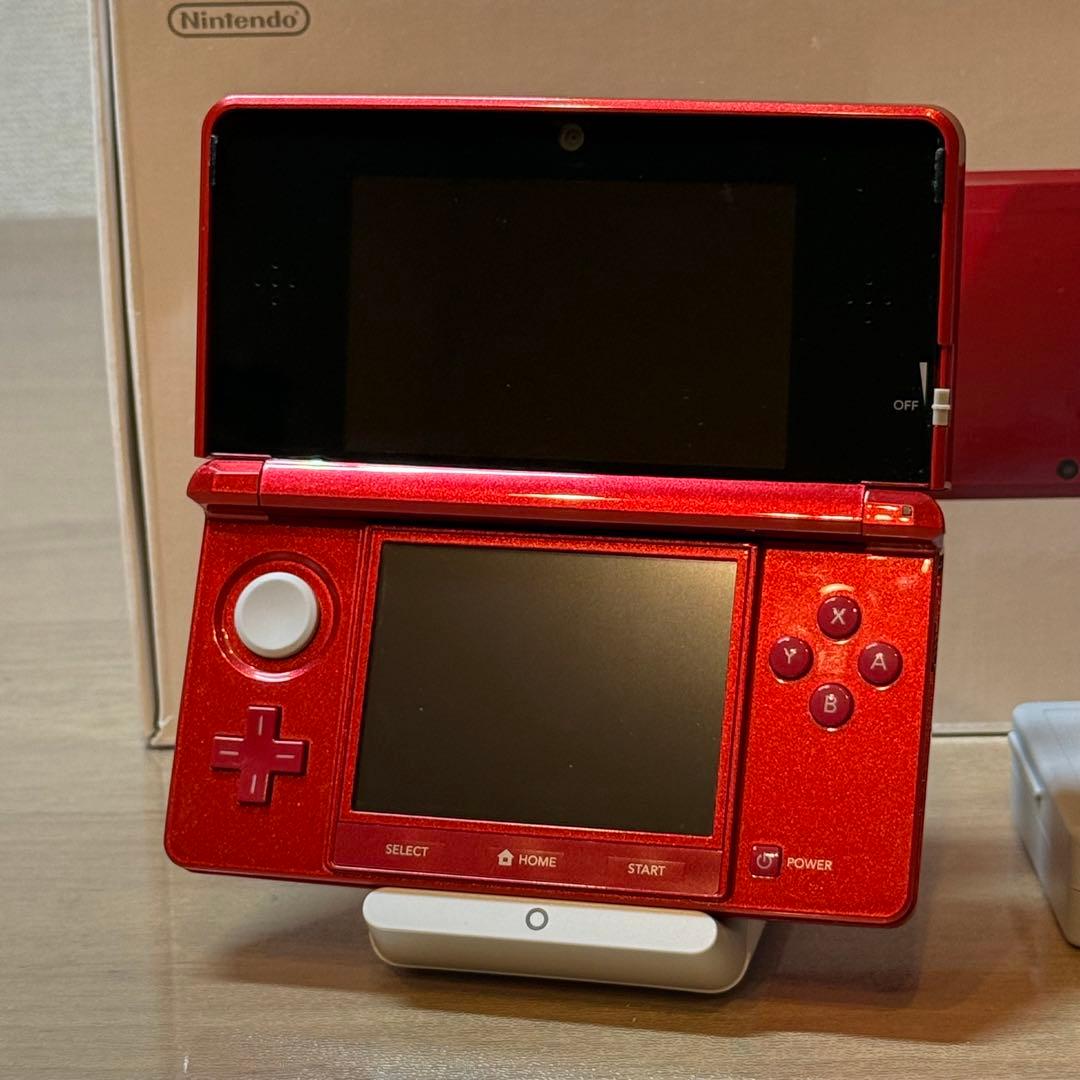 5-253 ニンテンドー3DS メタリックレッド 箱付き